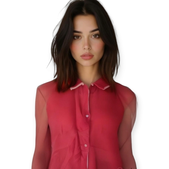 Vintage Hilfiger Collection Silk Blouse - Picture 1 of 10